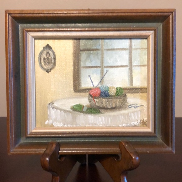 Original Oil Painting Still Life Interior - Picture 1 of 5